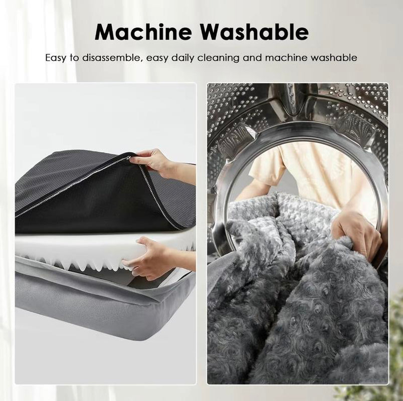 Orthopedic Waterproof Dog Bed 42 Inchs Extra Large Washable Dog Mattress Cooling Mats with Removable Cover and Non-Slip Bottom, Luxury Dog Cage Bed XL Pet Supplies
