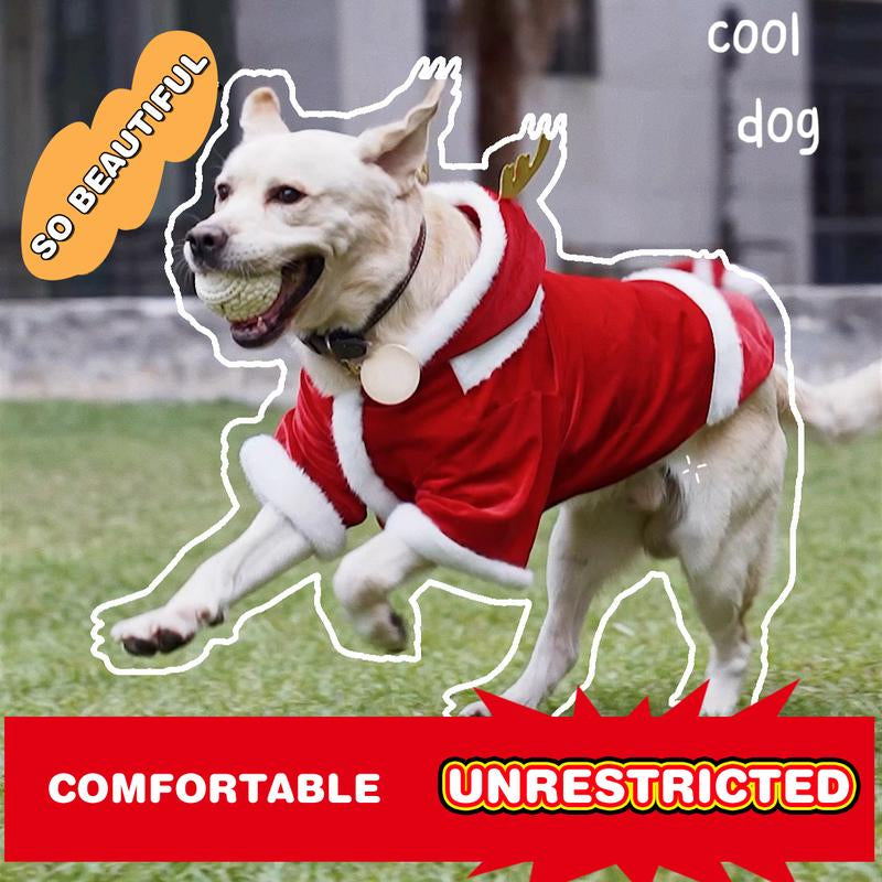 ON Clearance!!!Premium Pet Costume, Reindeer Design Pet Clothes,Soft Comfortable Pet Costume for Small Medium Large Dogs & Cats