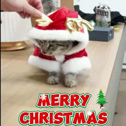 ON Clearance!!!Premium Pet Costume, Reindeer Design Pet Clothes,Soft Comfortable Pet Costume for Small Medium Large Dogs & Cats