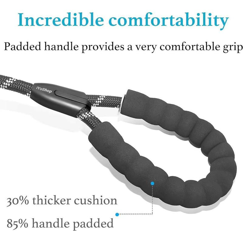 2 Dog Leash 360° Swivel No Tangle Double Walking & Training Leash Comfortable Shock Absorbing Lead with Ease Harnesses Pet Products Retractable Adjustable Durable Bungee