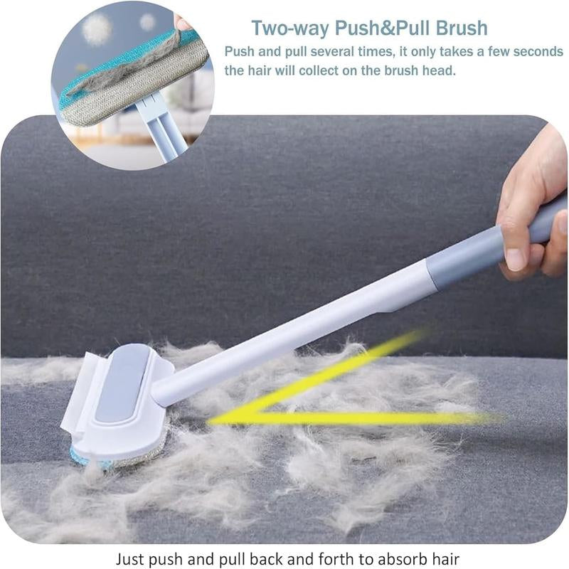 Pets Hair Remover - Imaginary Pet Hair Removal Tool, 3-In-1 Pet Hair Remover Brush, Multifunctional Hair Removal Brush, for Pet Hair Removal on Furniture, Carpets, and Clothing